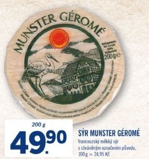Sýr Francouzský Munster Géromé