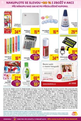 akční leták Teta drogerie 5.9.2017-16.9.2017