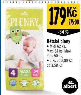 Pleny dětské Albert