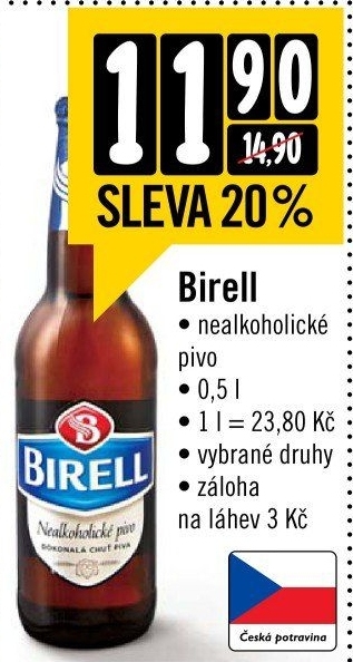 Nealkoholické pivo Birell