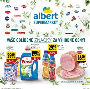 akční leták Albert 13.9.2017-25.9.2017
