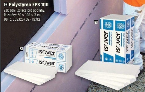 Isover Pěnový polystyren EPS 100Z 3 cm bílý - OBI akcniletaky.com