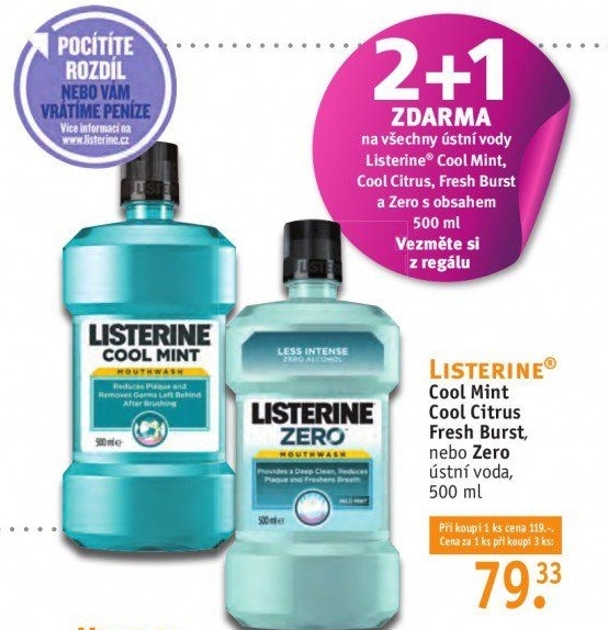 Ústní voda Listerine Cool Mint