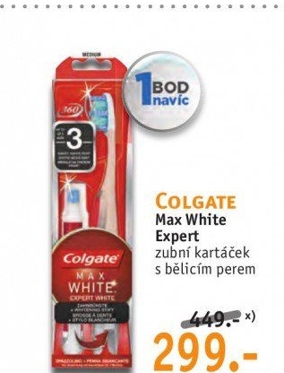 Kartáček na zuby Max White Expert Colgate