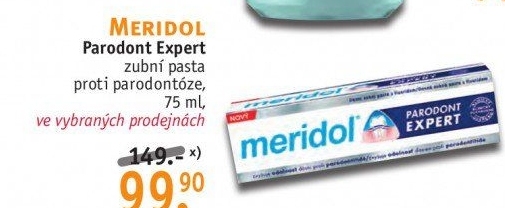 Pasta na zuby Parodont Expert Meridol
