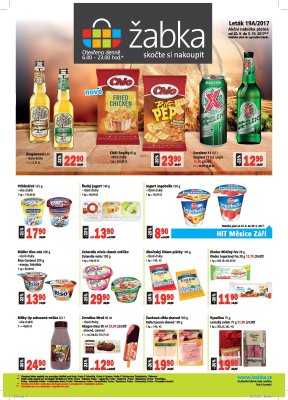 akční leták Žabka 20.9.2017-30.9.2017
