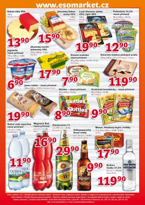 akční leták ESO MARKET 27.9.2017-8.10.2017