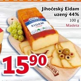 Sýr Eidam uzený 44% Jihočeský Madeta