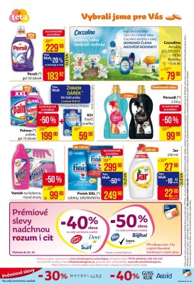 akční leták Teta drogerie 28.9.2017-7.10.2017