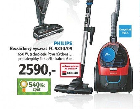 Bezsáčkový vysavač FC 9330/09Philips
