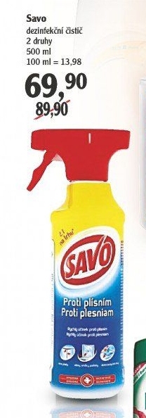 Čistič proti plísním Savo