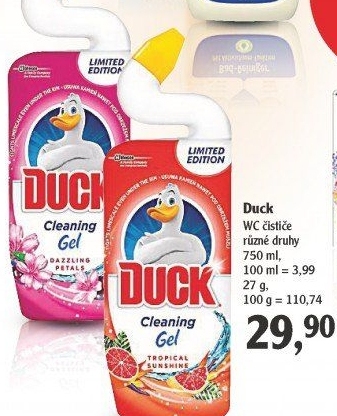 Gelový čistič WC Duck