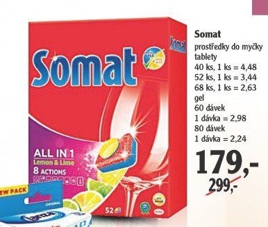 Tablety do myčky All in 1 Somat