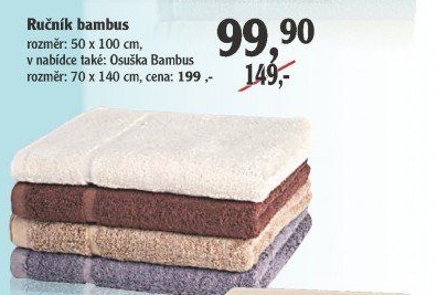 Ručník bambusový