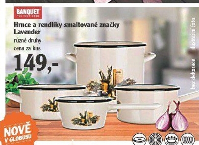 Smaltovaný rendlík Banquet