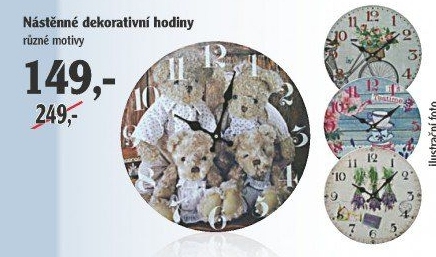 Nástěnné hodiny Goba