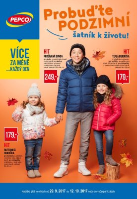 akční leták PEPCO 29.9.2017-12.10.2017