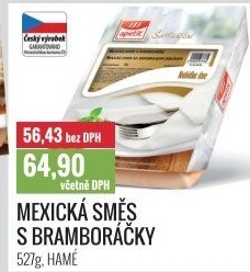 Mexická směs s bramboráčky Apetit