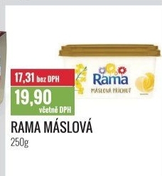 Margarín máslová příchuť Rama