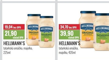 Tatarská omáčka Hellmann's