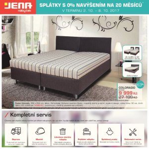 akční leták Jena nábytek 2.10.2017-22.10.2017