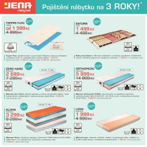 akční leták Jena nábytek 2.10.2017-22.10.2017