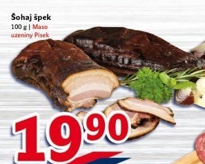Špek Šohaj Maso uzeniny Písek
