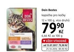 Kapsičky pro kočky Dein Bestes