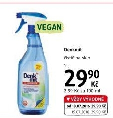 Čistič na sklo Denkmit