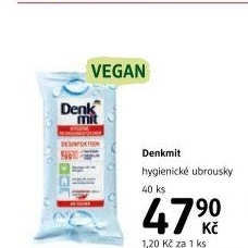Vlhčené čisticí ubrousky Denkmit