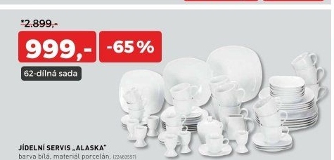 Jídelní servis ALASKA
