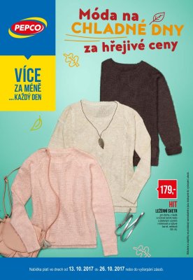 akční leták PEPCO 13.10.2017-26.10.2017