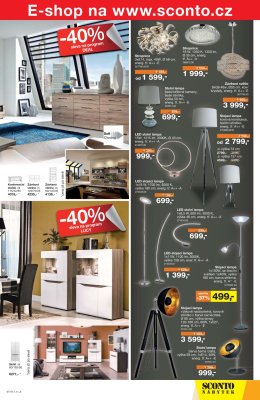 akční leták Sconto nábytek 18.10.2017-31.10.2017