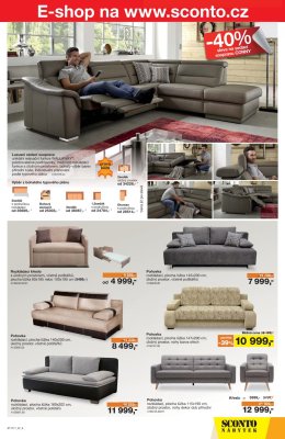 akční leták Sconto nábytek 18.10.2017-31.10.2017