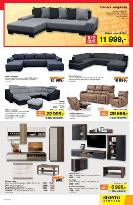 akční leták Sconto nábytek 18.10.2017-31.10.2017