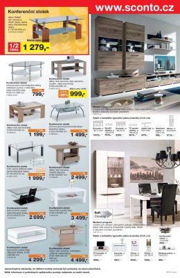 akční leták Sconto nábytek 18.10.2017-31.10.2017