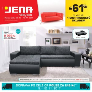 akční leták Jena nábytek 23.10.2017-12.11.2017