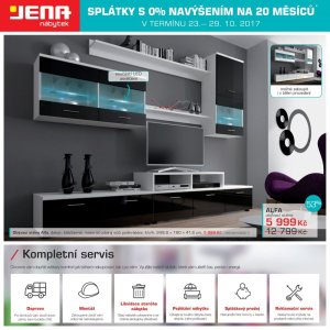 akční leták Jena nábytek 23.10.2017-12.11.2017