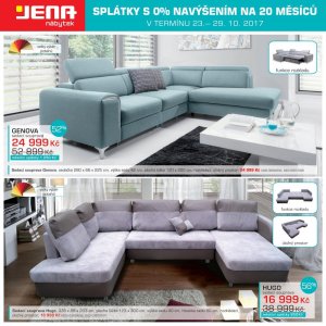 akční leták Jena nábytek 23.10.2017-12.11.2017