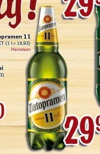 Pivo světlý ležák 11° Zlatopramen