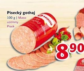 Salám Gothaj Maso uzeniny Písek