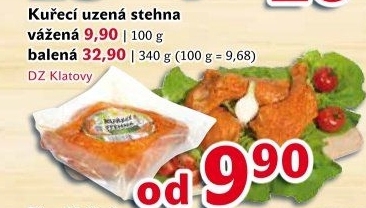 Kuřecí stehna uzená DZ Klatovy