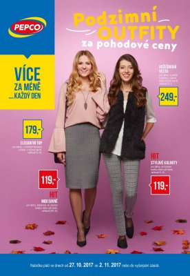 akční leták PEPCO 27.10.2017-2.11.2017
