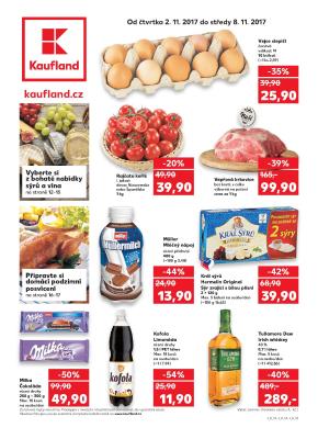 akční leták Kaufland 2.11.2017-8.11.2017