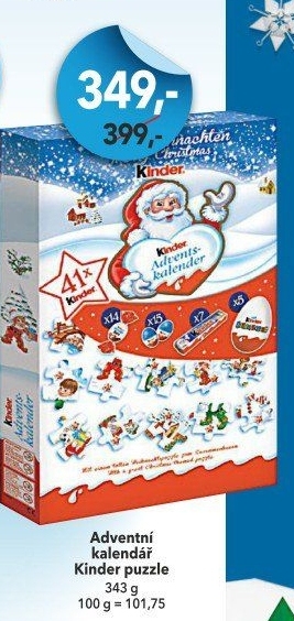 Adventní kalendář Kinder