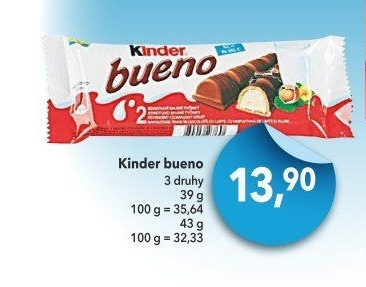 Tyčinka Bueno Kinder