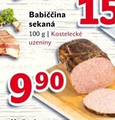 Sekaná babiččina Kostelecké uzeniny