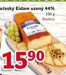 Sýr Eidam uzený 44% Jihočeský Madeta