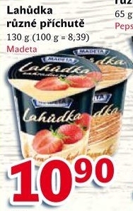 Dezert lahůdka Madeta
