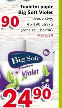 Toaletní papír 2vrstvý Big Soft